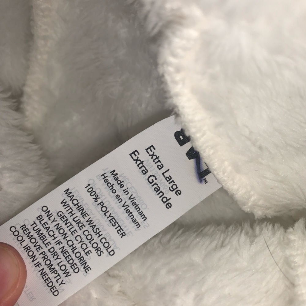 White Fluffy Turtleneck